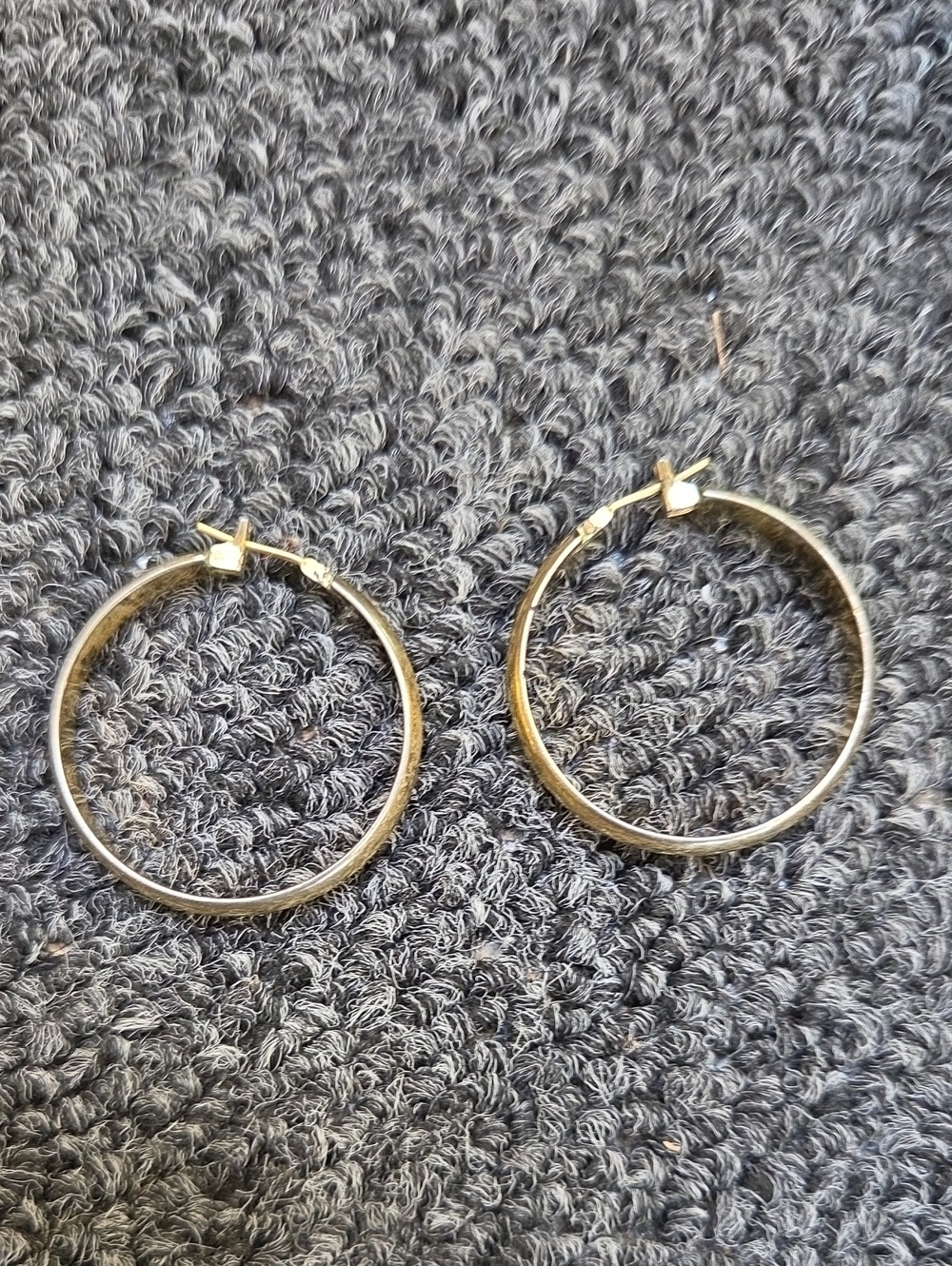 Vintage MONET Hoop Earrings - Women's Jewelry